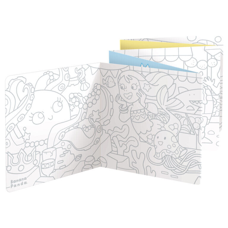 Looong Coloring Books I Love Coloring Mermaid - Banana Panda