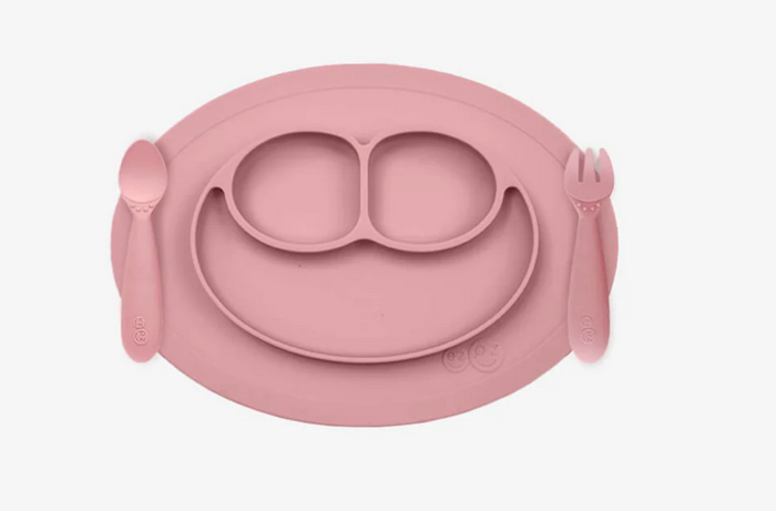 Mini Conjunto de Alimentação Rosa Nórdico - ezpz