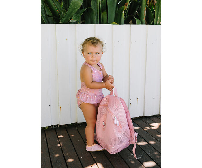 Mochila Anti-areia Whale Pink - Monnëka