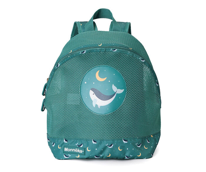 Mochila Anti-areia Whale Teal - Monnëka