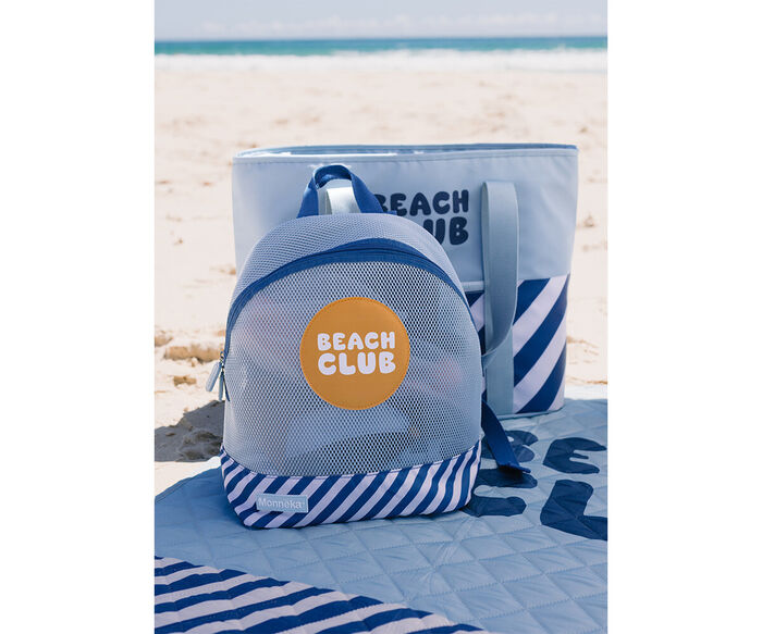 Mochila Anti-areia Stripe Blues & Beyond - Monnëka