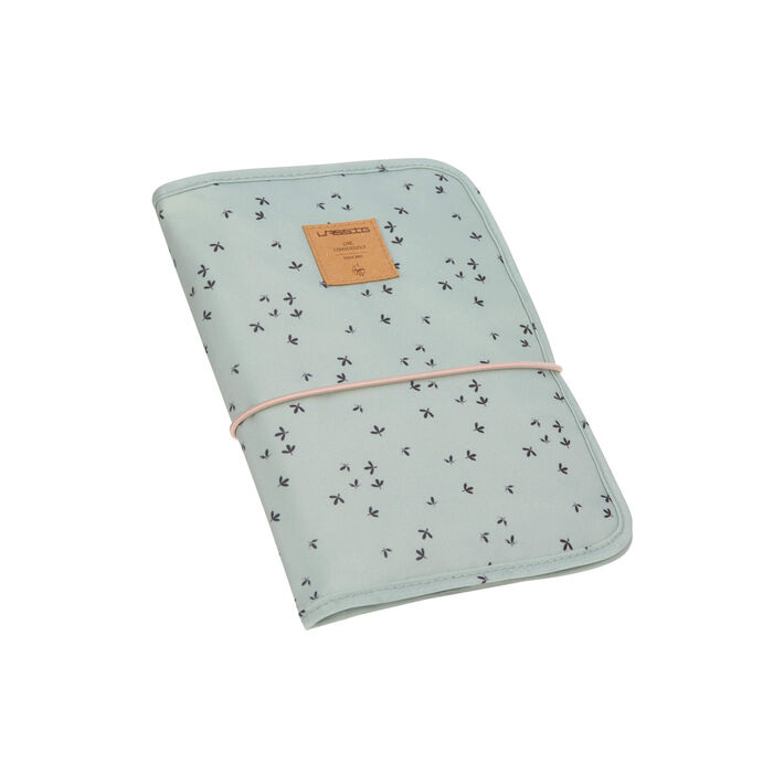 Muda-Fraldas Floral Menta