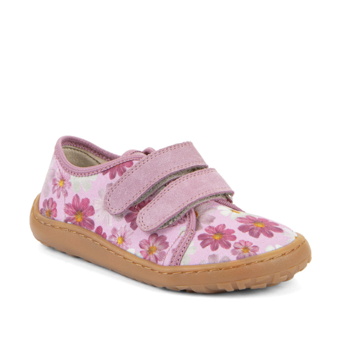 New Flowers Barefoot Canvas Shoes - Froddo