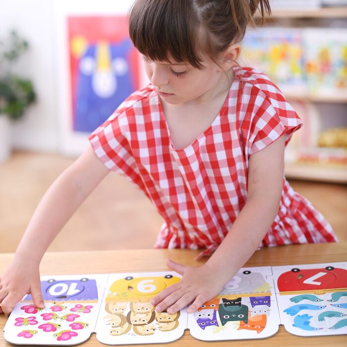 Make a Match Puzzle Number Train - Banana Panda