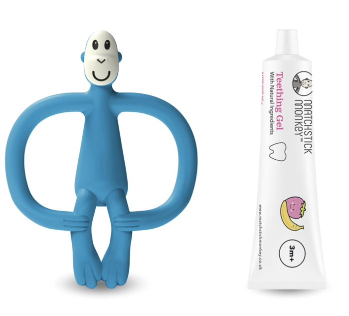 Pack Mordedor Blue e Gel Gengivas - Matchstick Monkey