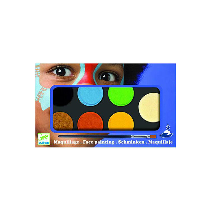 
Paleta de 6 cores para Rosto, Nature - Djeco 