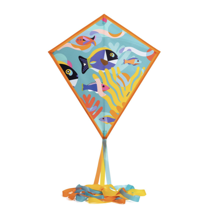 Papagaio c/ Desenho de Peixes Oceano - Djeco