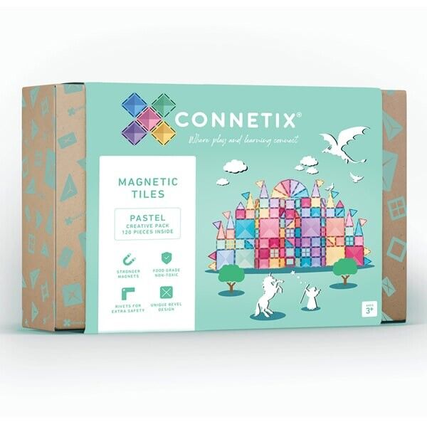 Connetix Pastel Creative Pack 120 peças