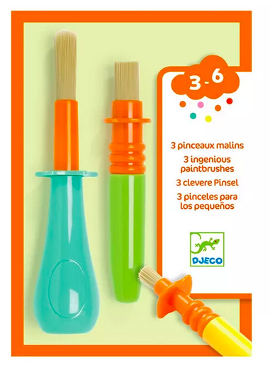 Pincéis Engenhosos Conjunto de 3 - Djeco