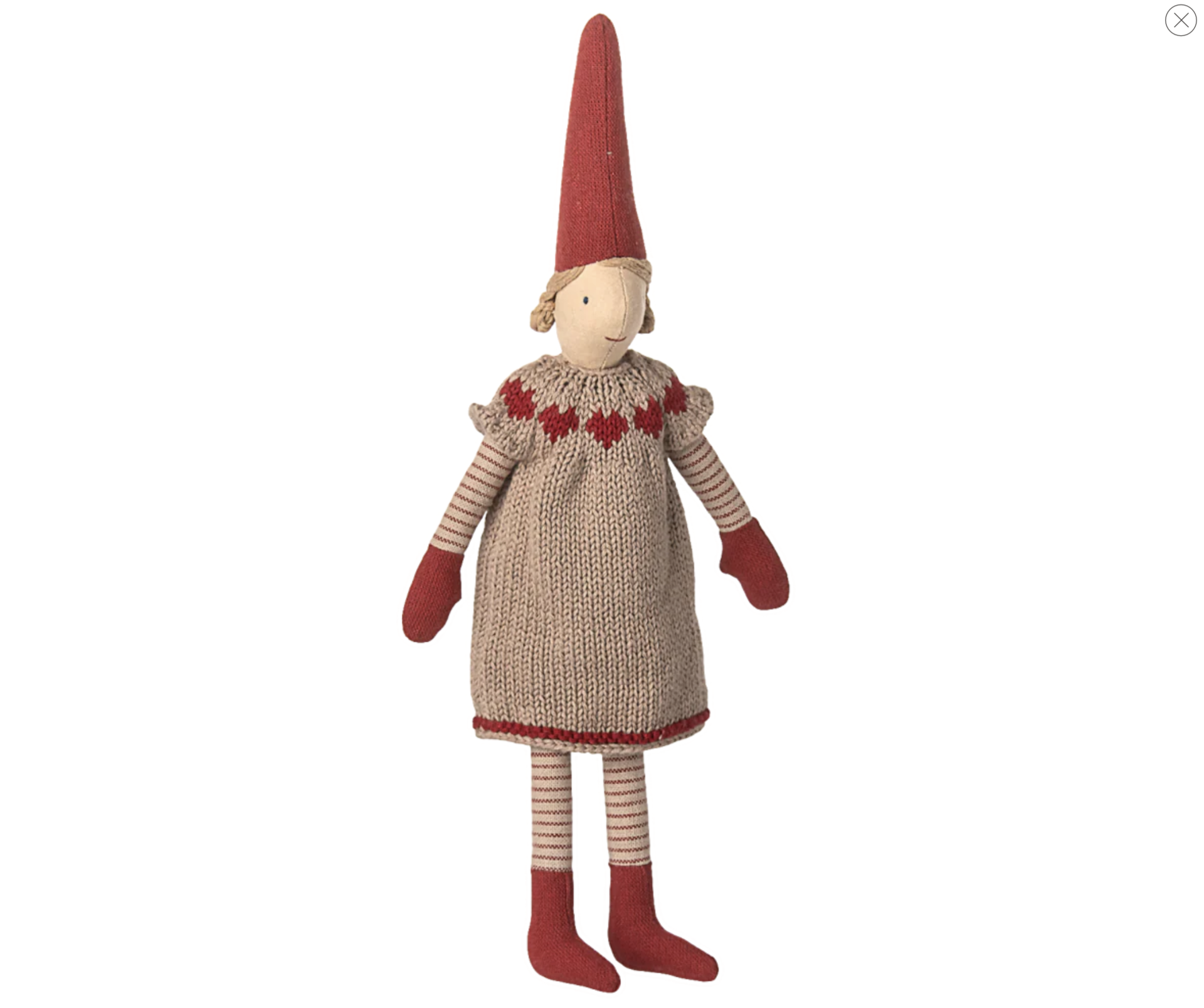 Pixy Menina Vestido de Malha Tamanho 2 - Maileg