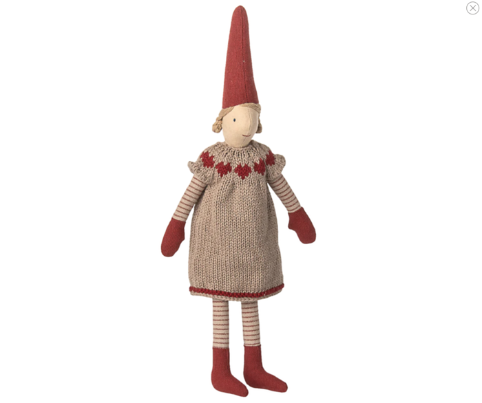 Pixy Menina Vestido de Malha Tamanho 2 - Maileg