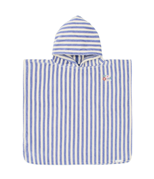 Poncho de Praia Dreamy Purple Stripe - Little Dutch