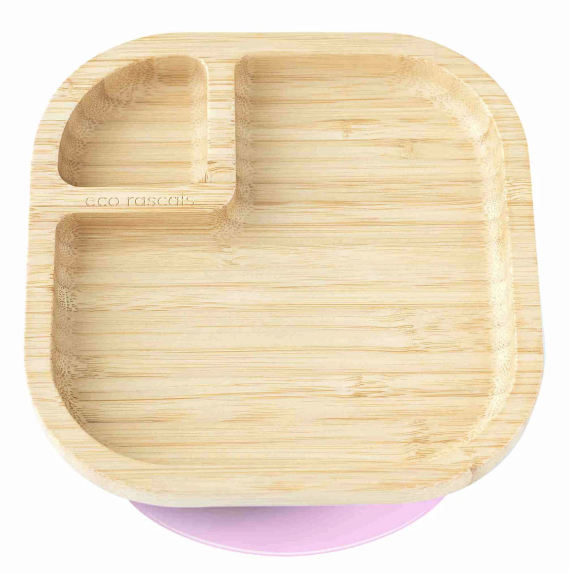 Prato de Bambu Baby Pink - EcoRascals