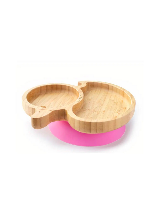 Prato de Bambu Pato Rosa - EcoRascals