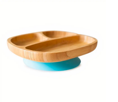 Prato de Bambu Toddler Azul - EcoRascals