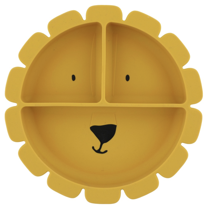 Prato de Silicone 3 Divisões e Ventosa Mr. Lion - Trixie