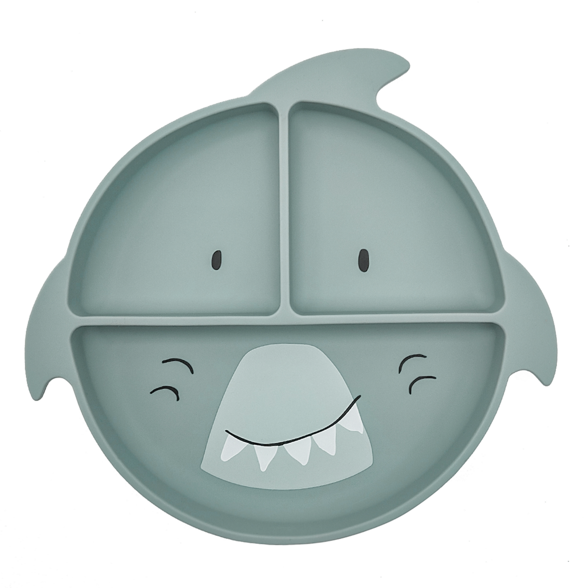 Prato de Silicone 3 Divisões e Ventosa Mr. Shark - Trixie