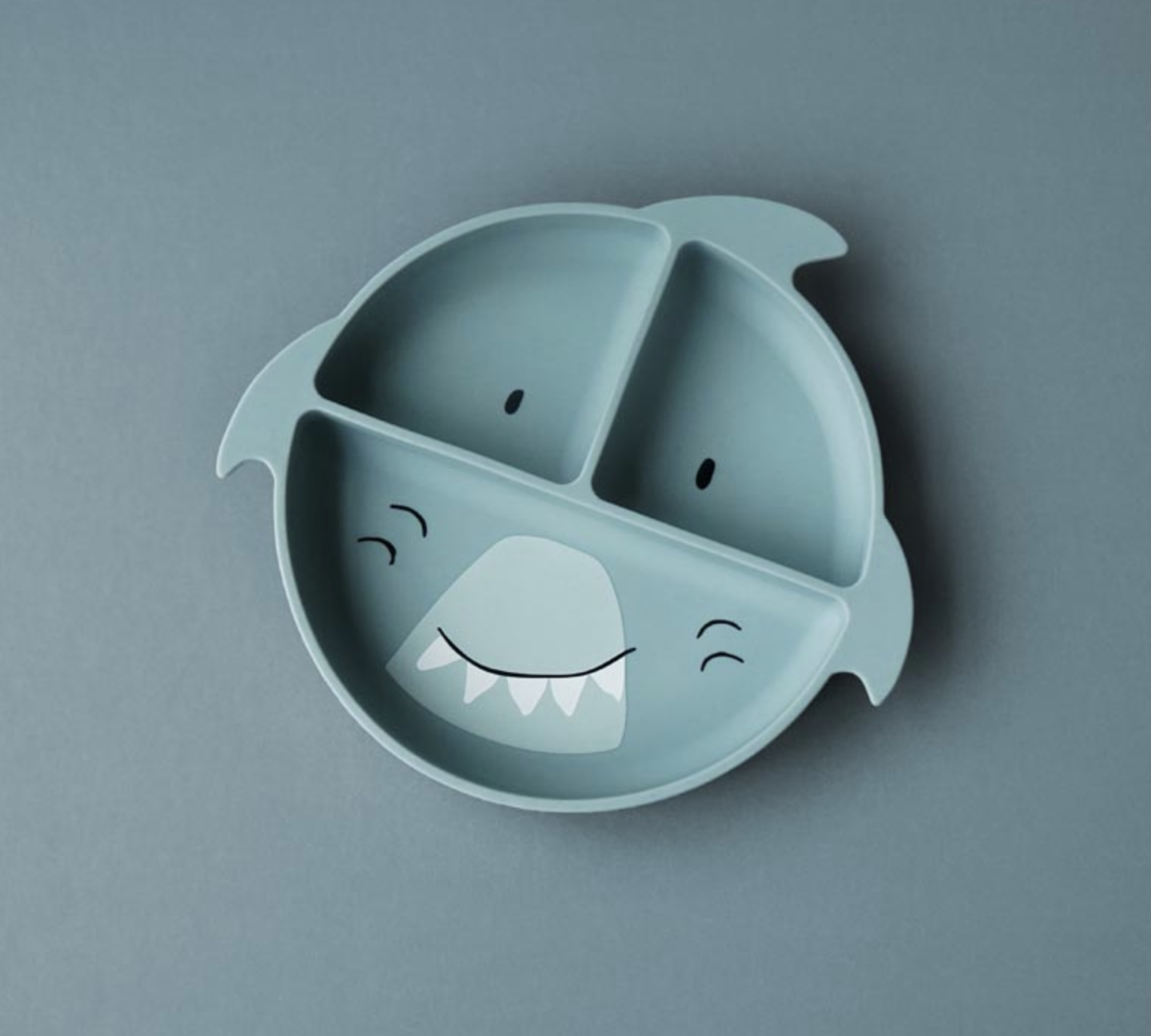 Prato de Silicone 3 Divisões e Ventosa Mr. Shark - Trixie