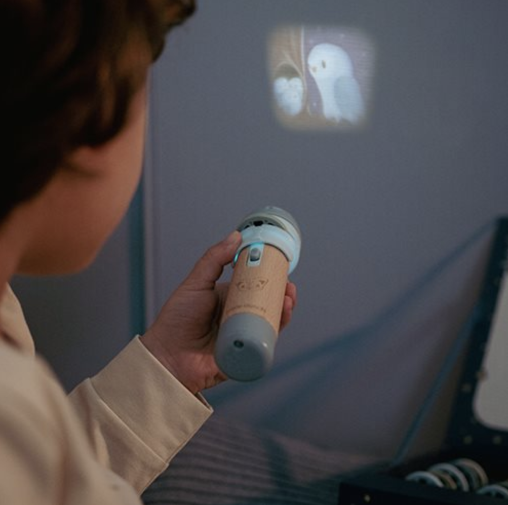 Projector de Histórias Lanterna Blue - Little Dutch