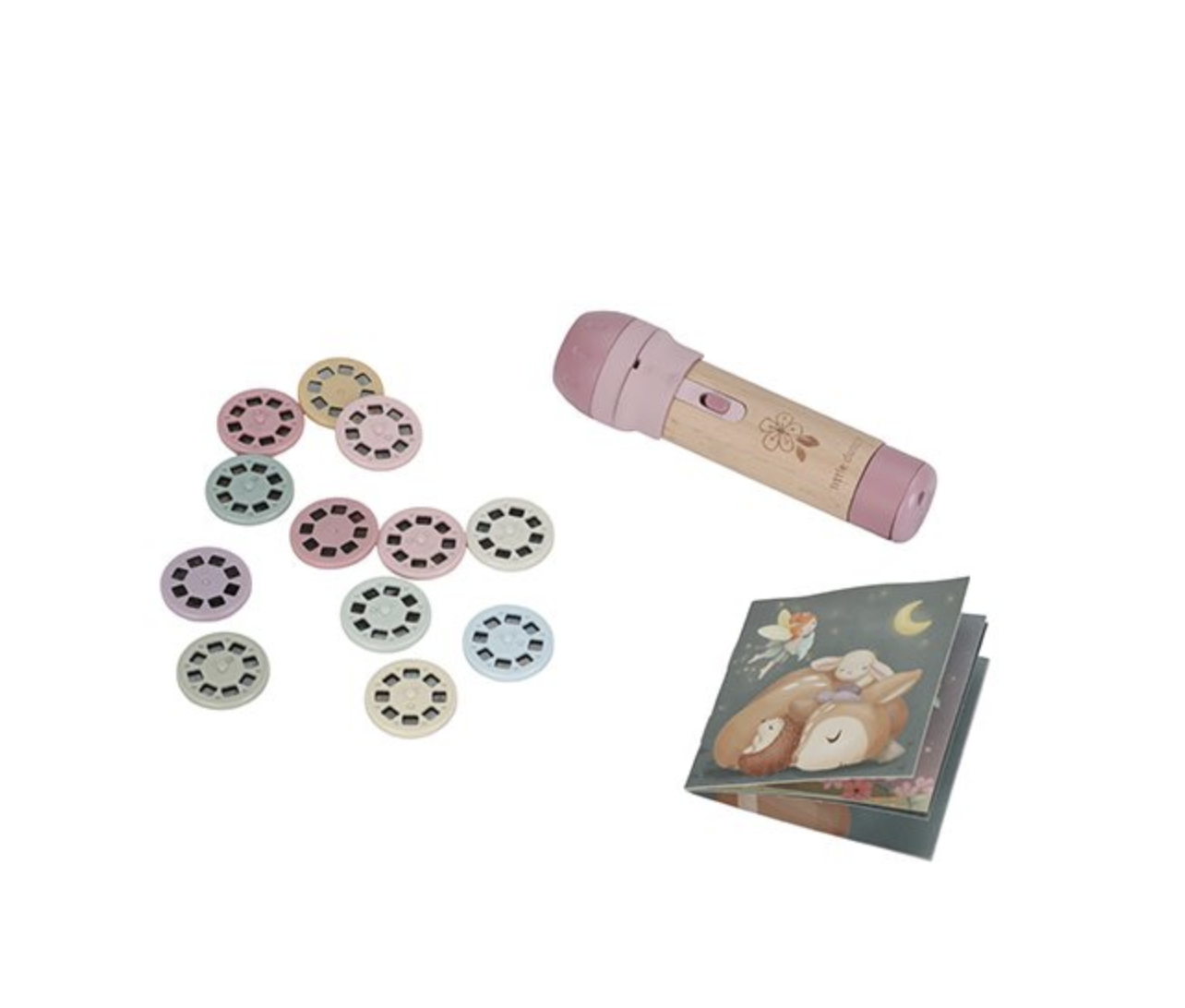 Projector de Histórias Lanterna Pink - Little Dutch