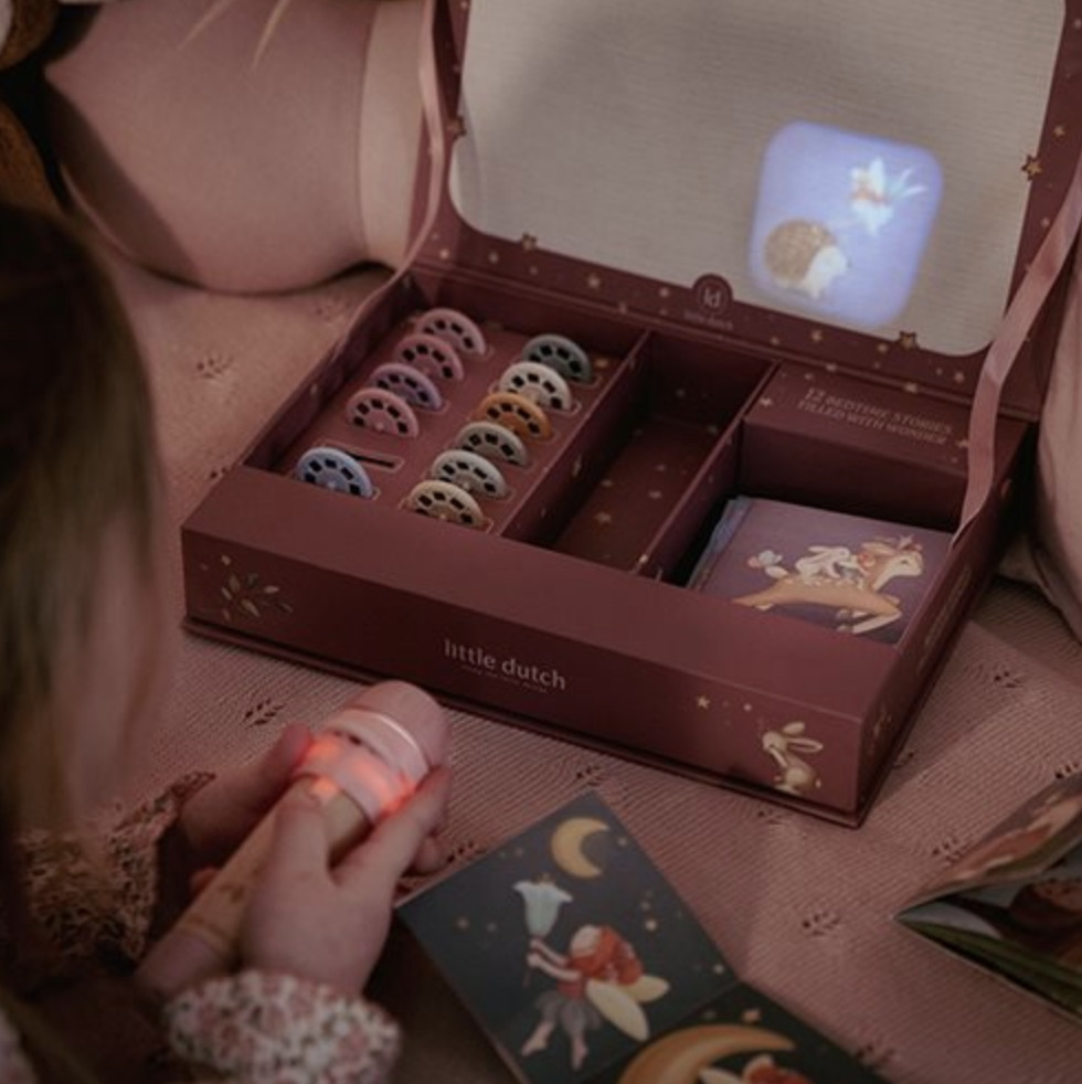 Projector de Histórias Lanterna Pink - Little Dutch