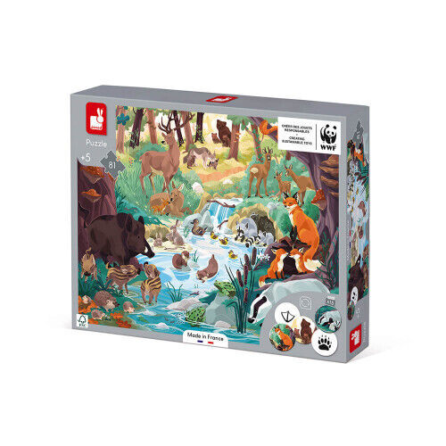 Puzzle Pegadas dos Animais WWF