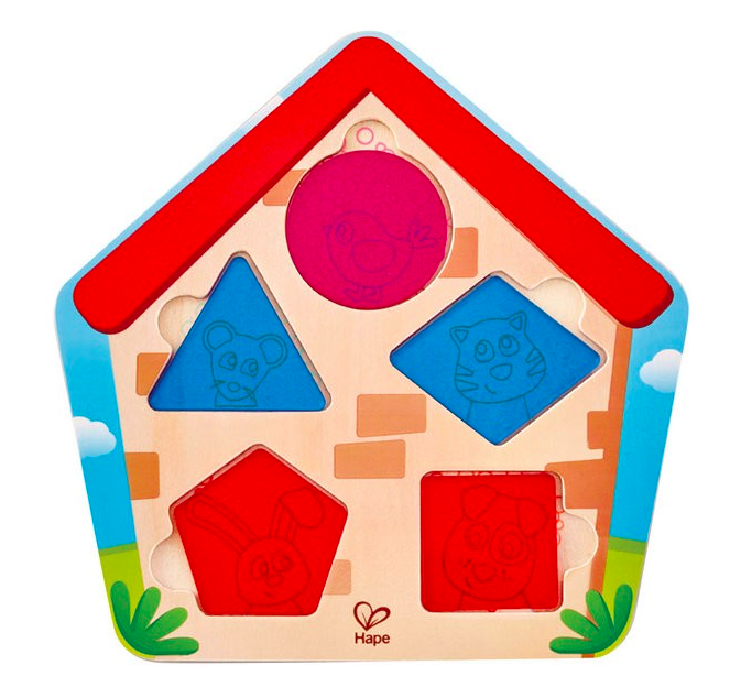 Puzzle de Encaixe Quem Está Dentro de Casa? - Hape