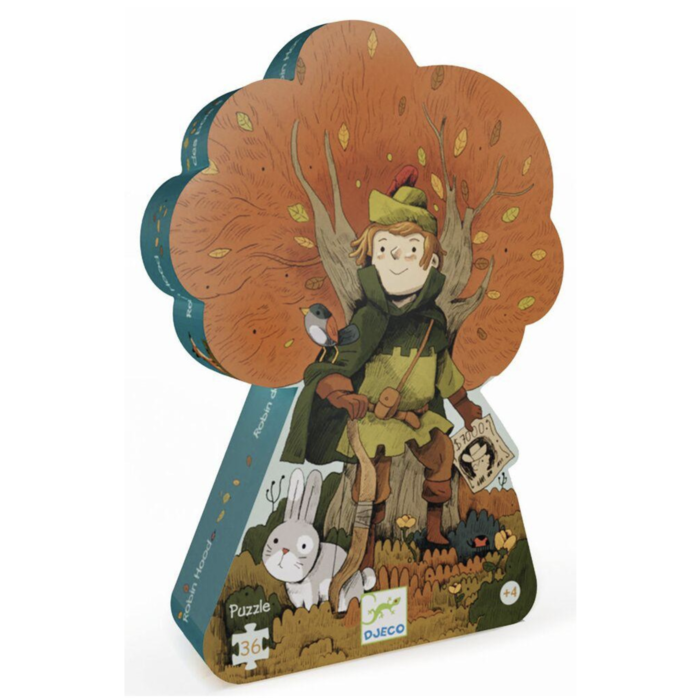 Puzzle Silhueta 36 Peças Robin Hood - Djeco