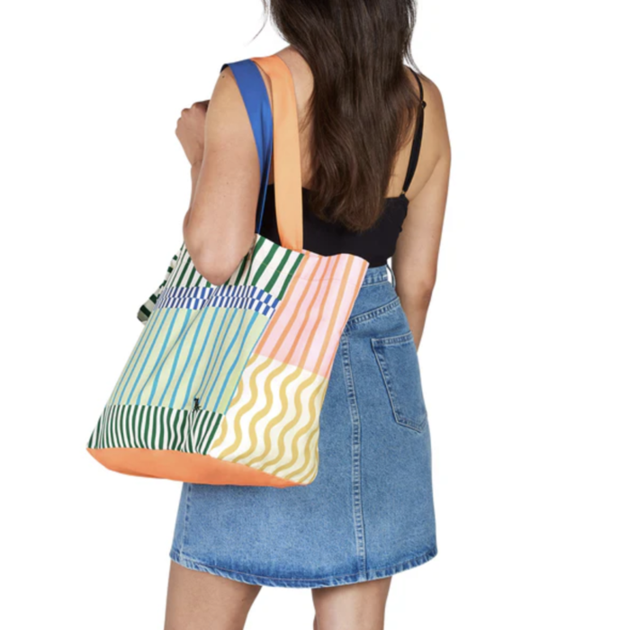 Saco de Praia Stripe Up Your Life - Dock & Bay
