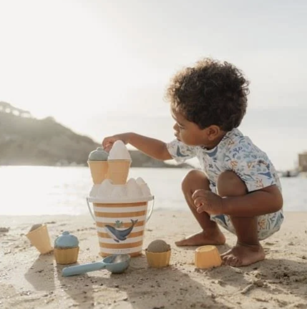 Set de Praia Gelados Ocean Dreams Blue - Little Dutch