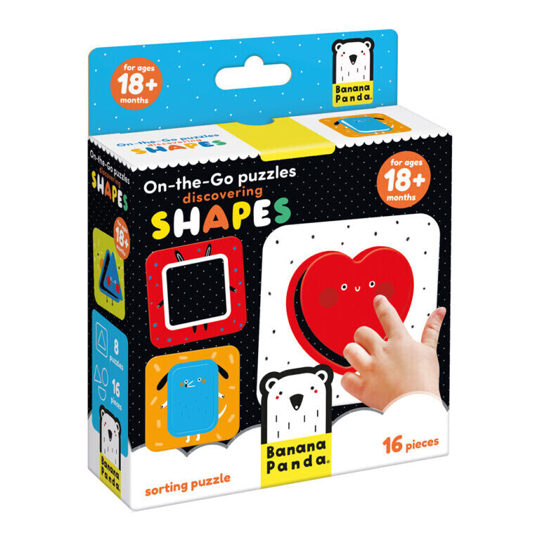 On-the-Go Puzzle Discovering Shapes - Banana Panda