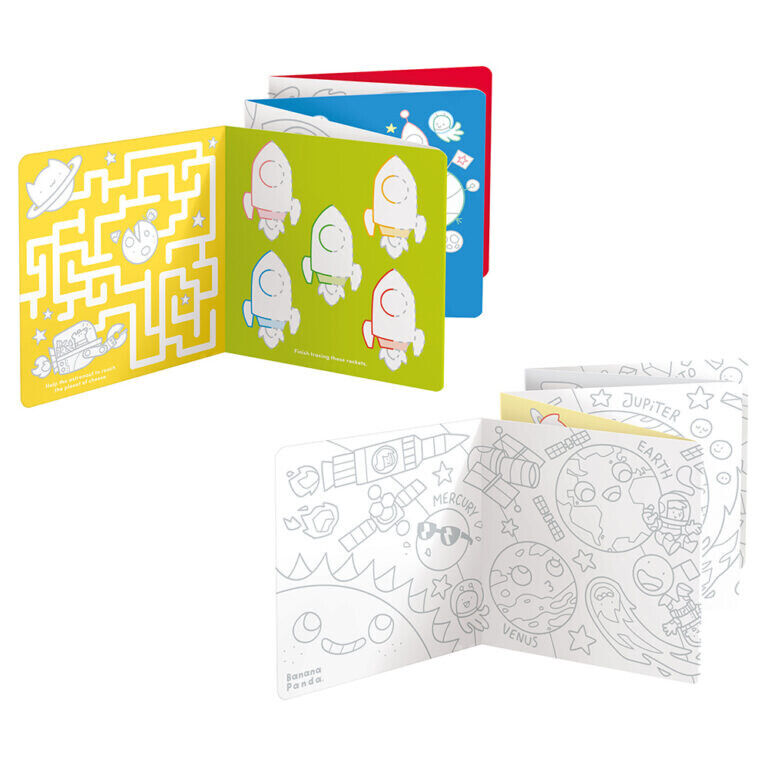 Looong Coloring Books I Love Coloring Space - Banana Panda