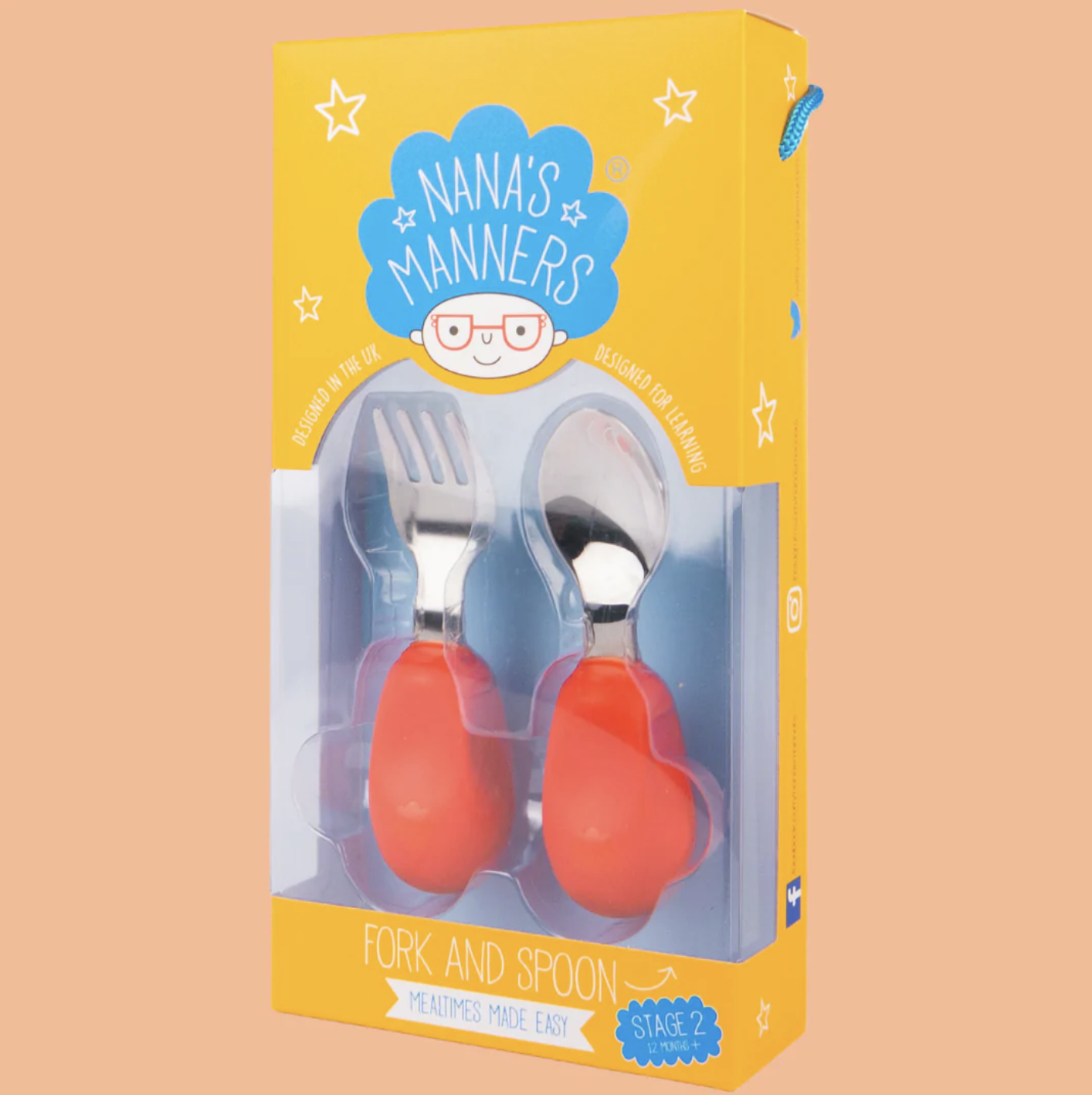Stage 2 - Childrens Cutlery - Orange 