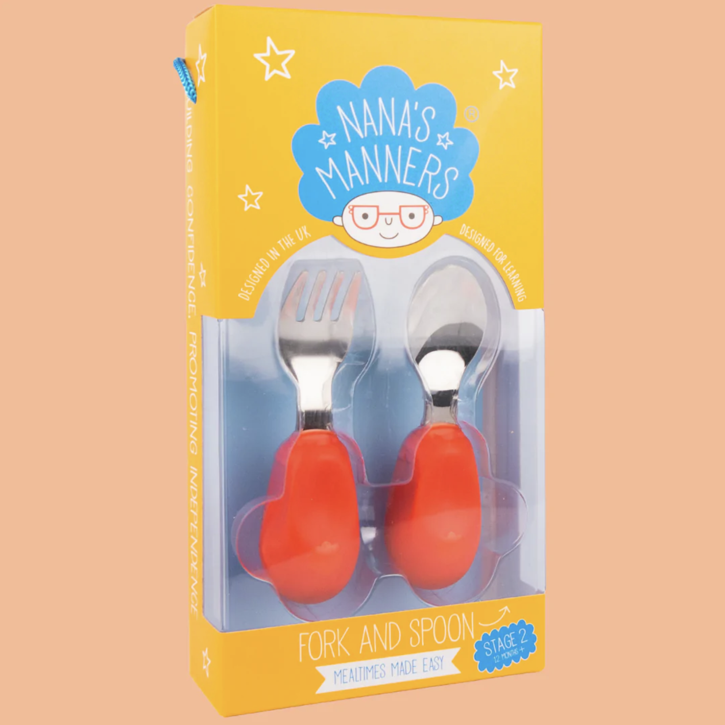 Stage 2 - Childrens Cutlery - Orange 