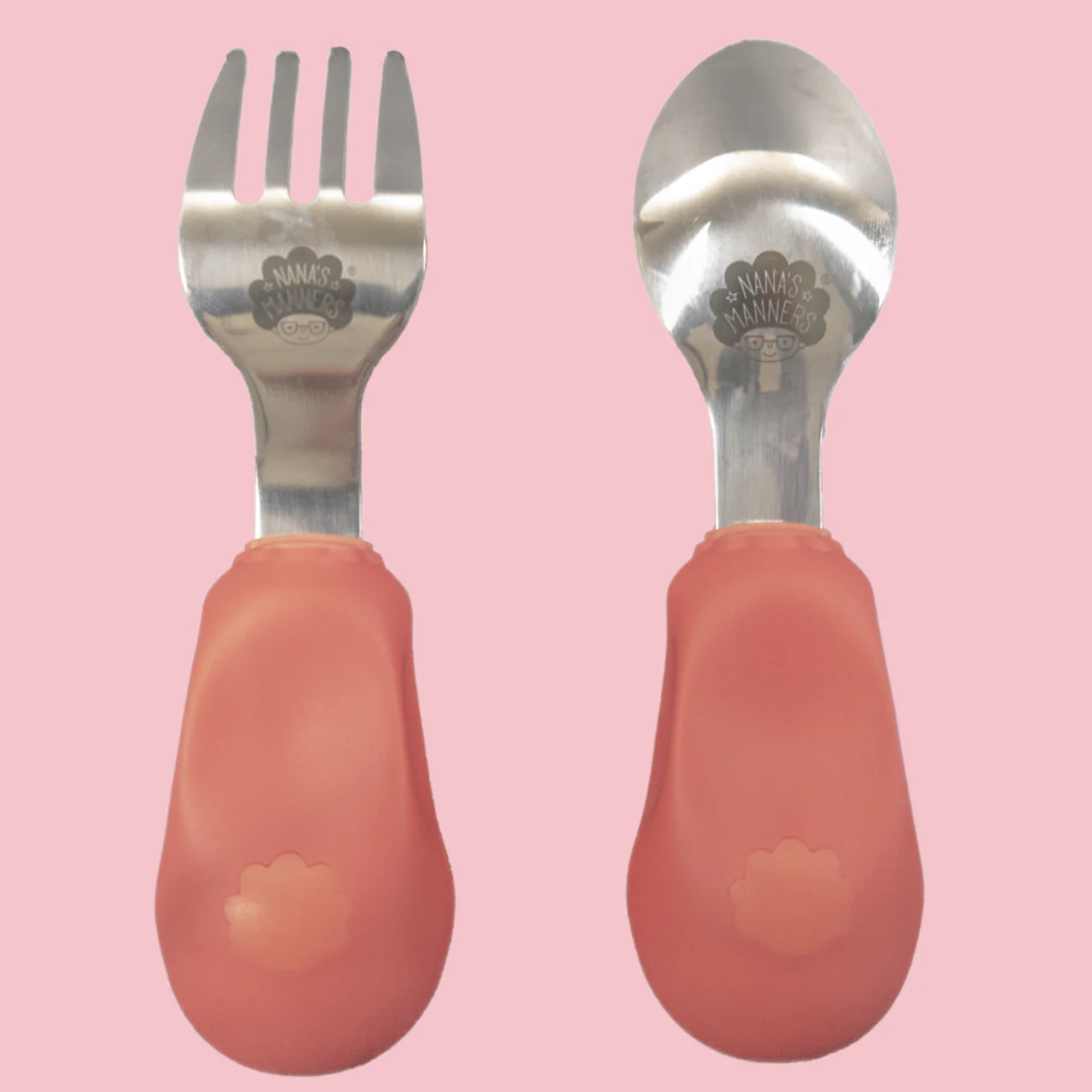 Stage 2 - Childrens Cutlery - Pink 