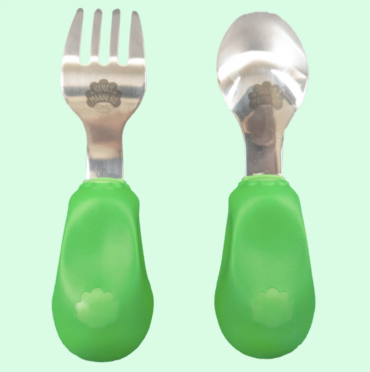 Stage 2 - Childrens Cutlery Green 