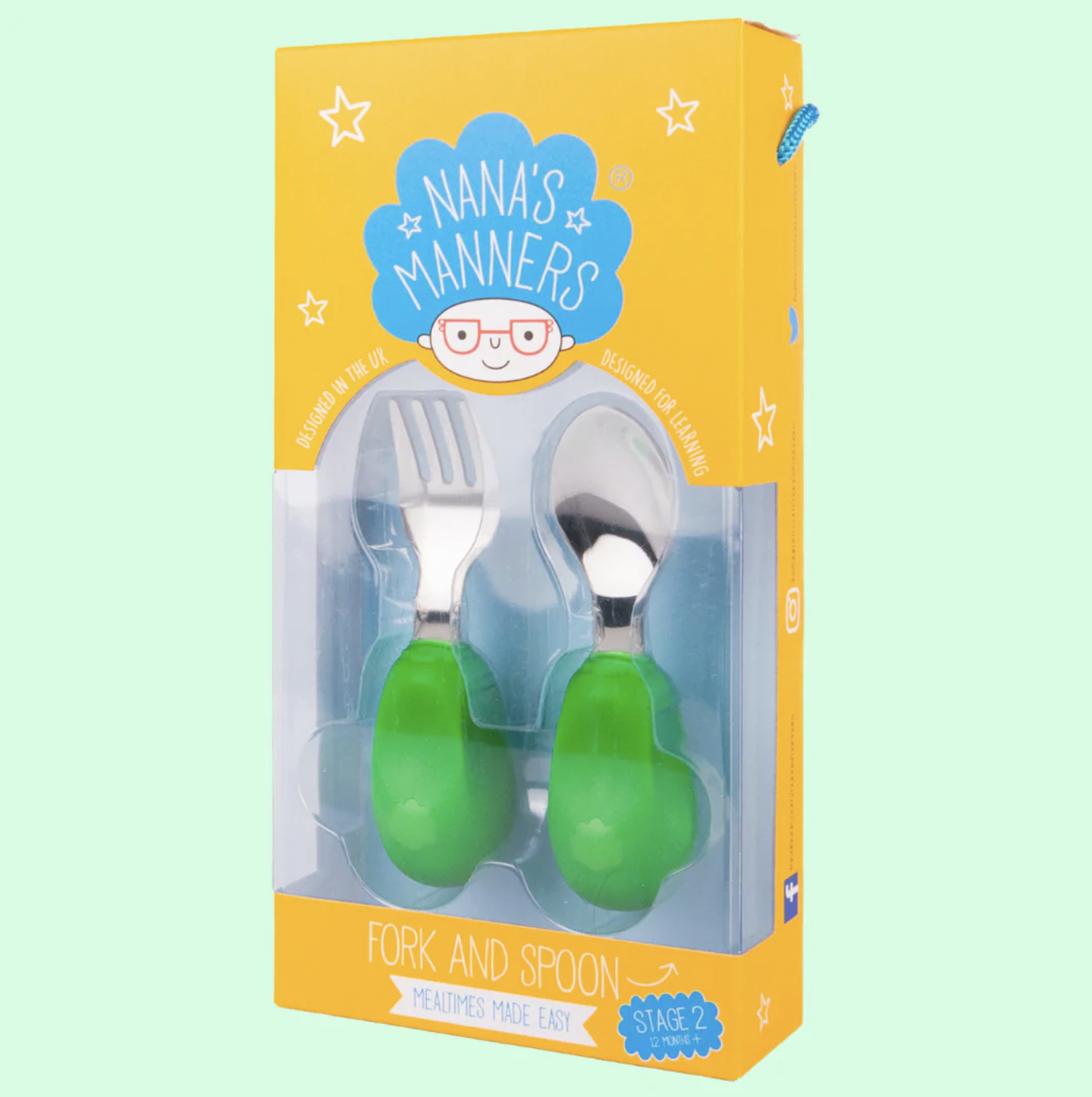 Stage 2 - Childrens Cutlery Green 