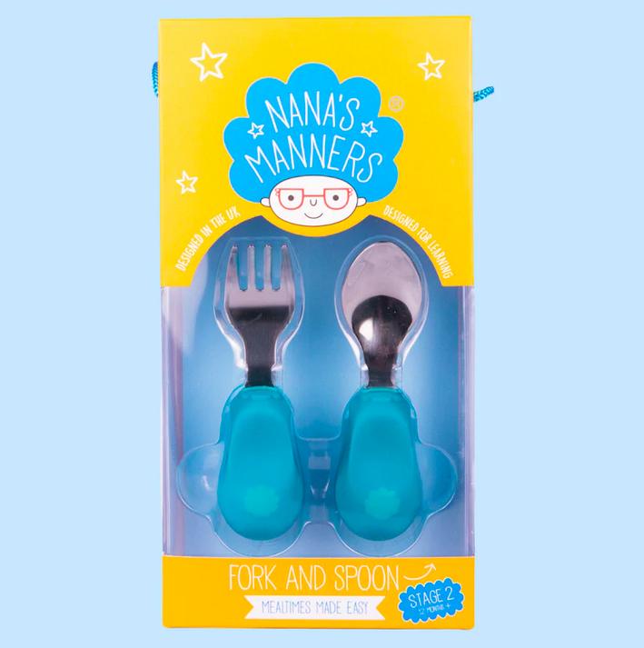 Stage 2 Childrens Cutlery Blue 