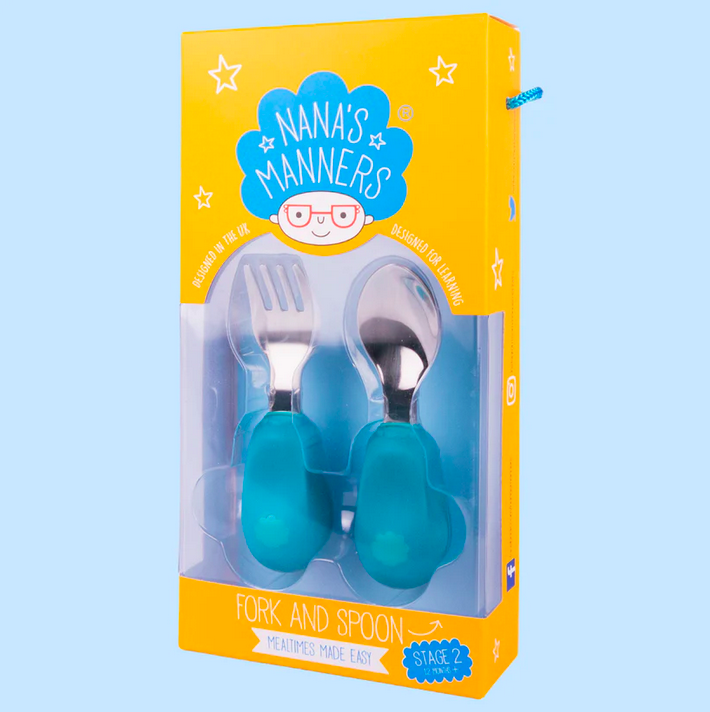 Stage 2 Childrens Cutlery Blue 