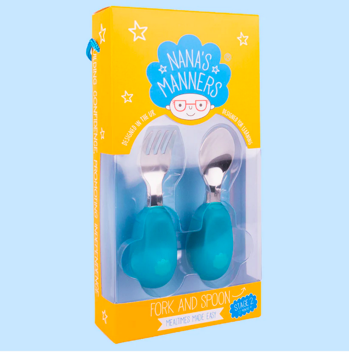 Stage 2 Childrens Cutlery Blue 