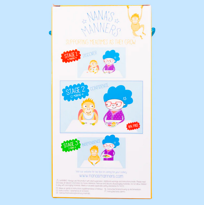 Stage 2 Childrens Cutlery Blue