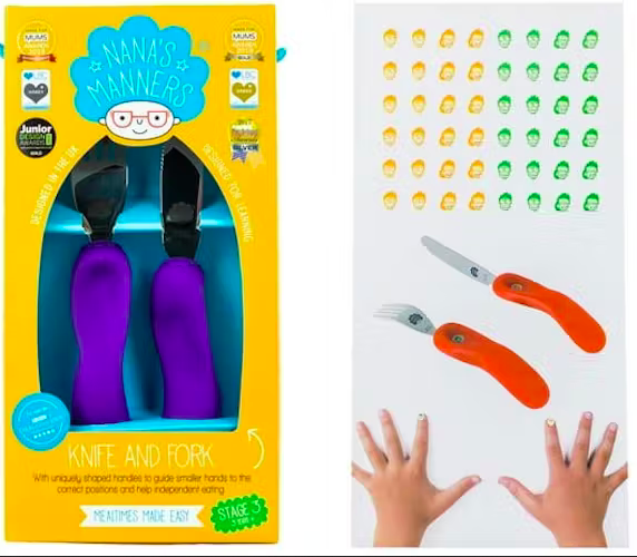 Garfo e Faca Stage 3 Purple - Nana's Manners 2