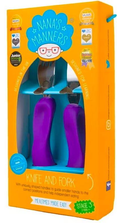 Garfo e Faca Stage 3 Purple - Nana's Manners 3