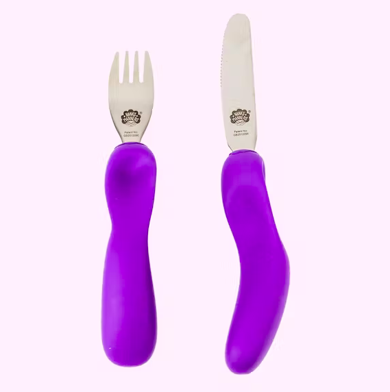 Garfo e Faca Stage 3 Purple - Nana's Manners