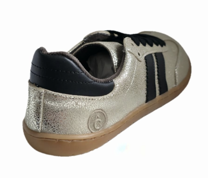 Suede Micropelle Platino/Negro - Coqueflex