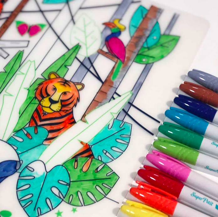 Tapete para Colorir Jungle - Super Petit 1