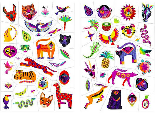 Tatuagens Beleza Selvagem com Efeito Metalizado - Djeco