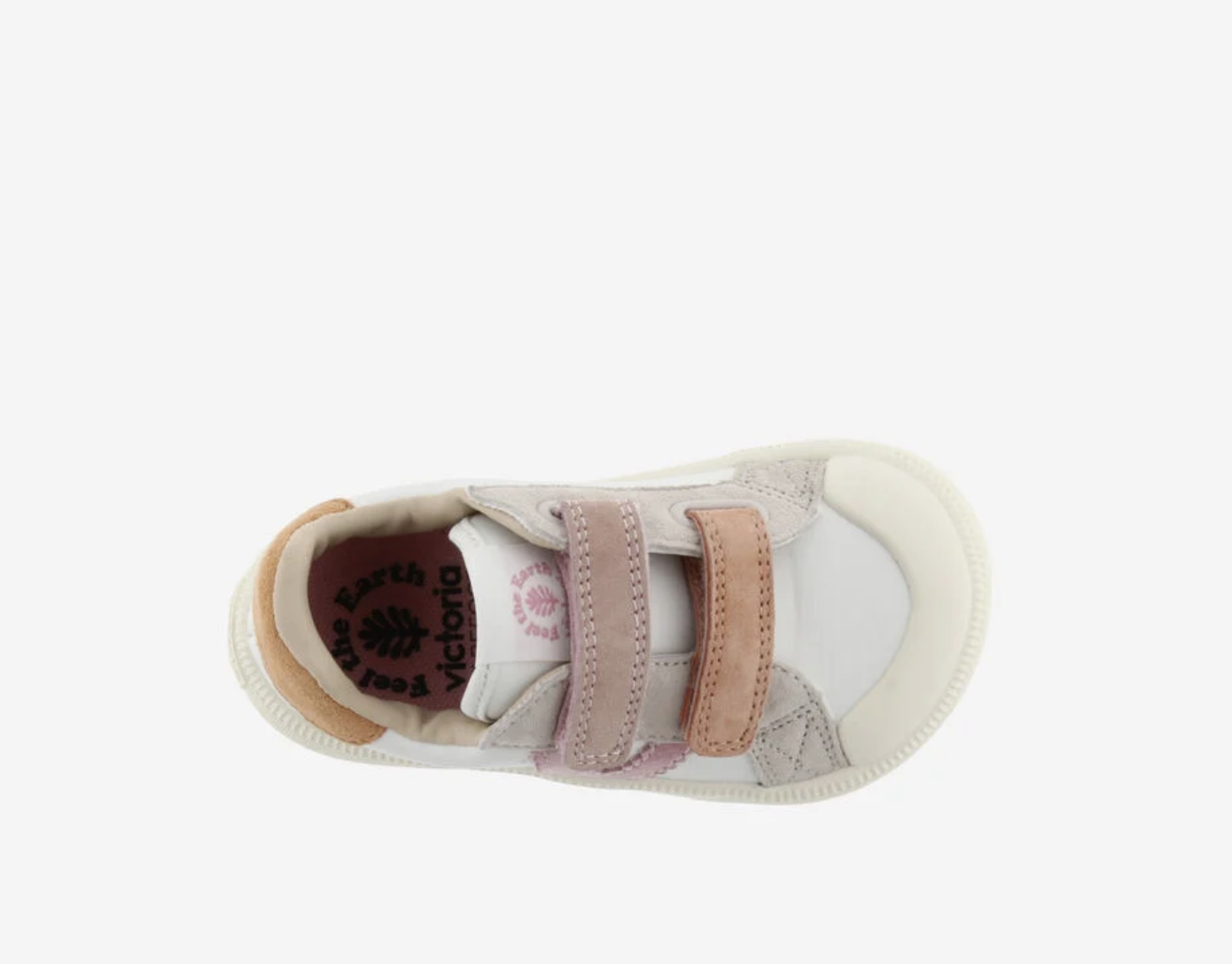 Ténis Barefoot Oliver Tiras Efeito Pele e Camurça Rosa - Victoria