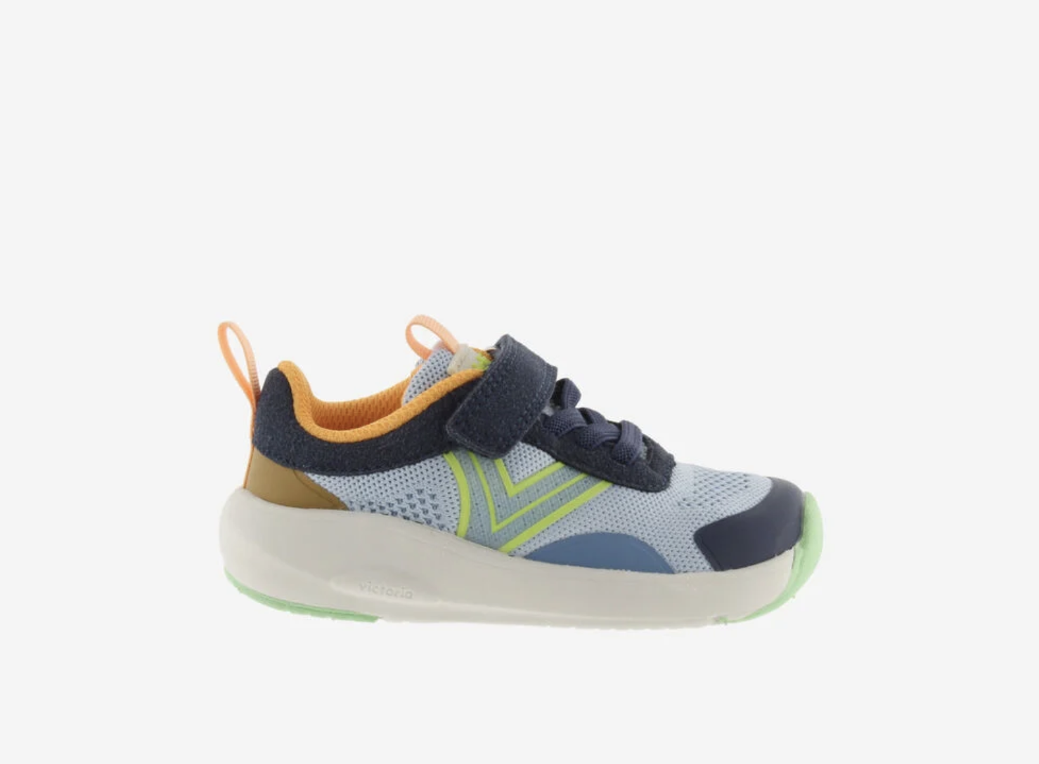 Ténis Kai Barefoot Tira Multicolorido Malha Azul - Victoria