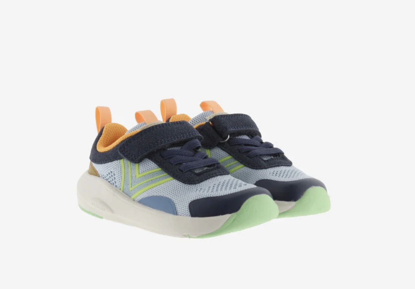 Ténis Kai Barefoot Tira Multicolorido Malha Azul - Victoria